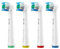 OralVista Compatibili con Testine Oral B, 4-Pack Compatibili con Testine Spazzolino Elettrico Oral-B - Alta Qualità, Pulizia Profonda