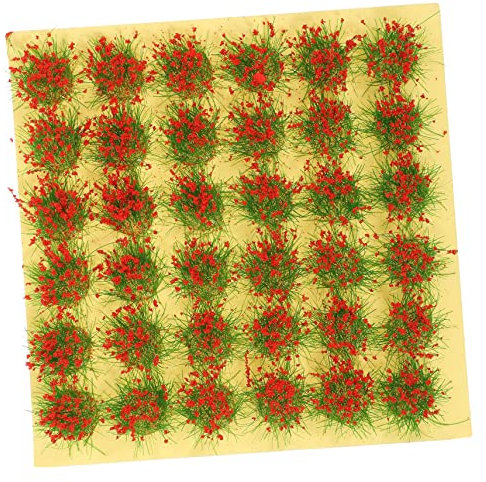 Veemoon 1feuille Touffe De Fausse Herbe Décorative pour Modélisme Ferroviaire Réaliste De avec Plantes Artificielles Et Détails pour Diorama Et Jeux De Société