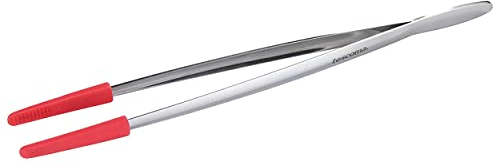 Tescoma Pinza COCINA con Palas DE SILICONA Presto, Acero Inoxidable