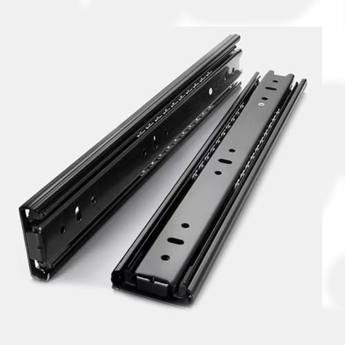Auszugsschienen Bodenmontage Schwerlastauszug Schubladenschienen Teleskopschienen Vollauszug Schienensystem Schubladenauszüge Softclose Für Schwerlast Schublade Teleskopauszug (300mm)