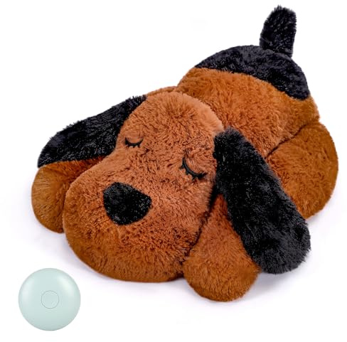 Werpower WEOK Cucciolo di battito cardiaco per cani, aiuta il battito cardiaco per alleviare l'ansia del cane e aiuta calmante, giocattolo per il sonno per cani, gatti e animali domestici