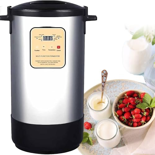 YANGYMM Macchina per Fermentazione Commerciale Fermentatore per Yogurt da 12 Litri, Macchina per la Produzione Alimentare Intelligente, Macchina per la Fermentazione con Display LCD