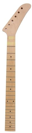WUQIMUSC 22-Bund Gitarrenhals 24.75inch Ahorn Griffbrett Dot Inlay für Banane Headstock