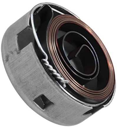 HOMSFOU 1 Satz Bohrmaschinenzubehör Federspannzange Pinolenfeder Rückholspule Spindelfeder Mechanische Druckfedern Bohrmaschinenersatz Ratschenrückholung Stahl