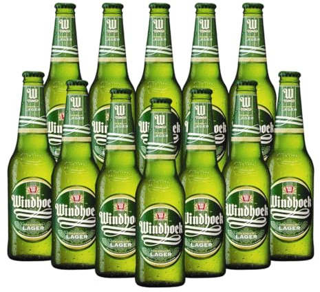 Windhoek Premium Namibian Lager 330ml Bottles 12 Pack