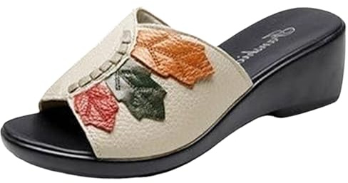 Zuecos Mujer Verano Plataforma Piscina Barefoot Sandalias De CuñA con Punta Abierta, CóModas, Antideslizantes Y De Color Liso para Mujer, Sandalias Zapatillas Casa Verano Comodas Deportivas