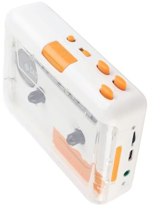 Jenivaint Convertidor de Casete USB ABS Grabador de MP3 Reproductor de Cinta Salida de MP3 Wave Plug and Play con Auriculares para Digitalizar Cintas Antiguas en Casa en 2000 Vista 7 8