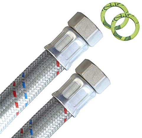 H2O-Flex® Panzerschlauch 3/4ÜM x 3/4ÜM (DN19) für Nutzwasser Heizungsschlauch