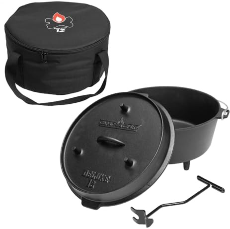 CAMP CHEF KS0422 Deluxe Dutch Oven DO-12 + Tragetasche