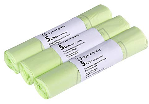 All-Green CC5TH-3-V2 - Sacchetti per rifiuti alimentari, 5 litri, compostabili, 150 pezzi