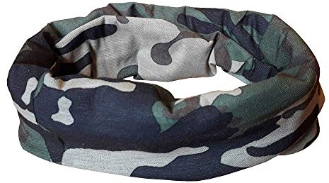 CN Outdoor Schlauchschal Mundschutz Schlauchtuch Schal Rundschal Multifunktionstuch Unisex (Woodland)