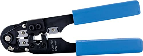 SCHWAIGER NWZ01 531 Crimpzange RJ45 Presszange Netzwerk-Zange Kabelzange Netzwerkstecker Zange Werkzeug Kabelwerkzeug