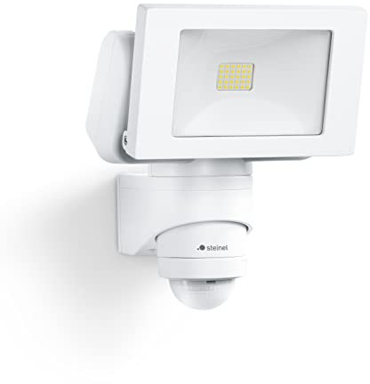 STEINEL FL 1400 S - Proiettore a LED per esterni, rilevatore 220°, portata 10 m, faretto potente 14,7 W, 4000 K