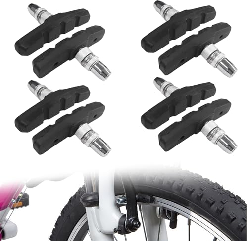 8 Stück Bremsbeläge, Bremsbacken, 70mm Bremsbeläge, Beläge für V-Brake, Bremse, Set für Straßenrad Mountainbike Fahrrad