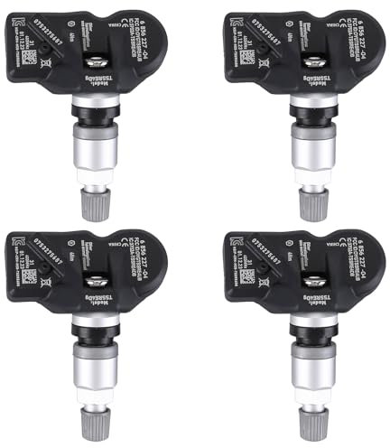 LICHENGTAI 4 sensores de presión de neumáticos TPMS para BMW 5er F10 F11 6er F12 7er RDKS Sensor 6856227 Sistema de control de presión de neumáticos sensores de control de presión de neumáticos