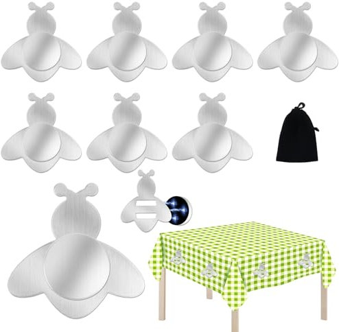8 Stück Tischdeckenbeschwerer für Draußen, Edelstahl Tischdeckenbeschwerer Magnet, Tischdeckengewichte Draussen Extra Schwer, Tischtuchklammer Edelstahl, Tischdecke Beschwerer Gewichte für Draußen