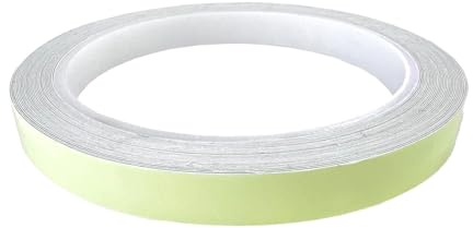 Wvxilyr Leuchtendes Band 8m x 1cm - Grünes Fluoreszierendes Klebeband, Selbstklebend, Wasserdicht, Langlebig, Abnehmbar, für Dekoration und Sicherheitsmarkierungen im Innen- und Außenbereich