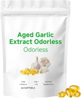 Åldrat vitlöksextrakt, dagligt hjärtstöd, 60 antal,1PCS