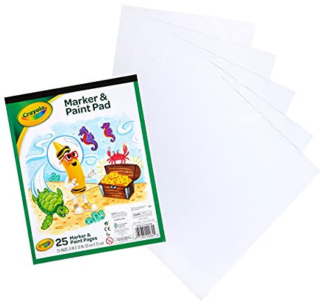 Crayola Marker & Paint Pad, Art Supplies for Kids, 25 Pages