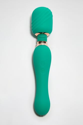 Ann Summers Moregasm Plus Boost Wand with Climax Technology, Silicone & Rechargable with 10 Functions, Waterproof Vibrator for Women & Couples Play - Adult Sex Toy - Green
