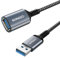 Nimaso Verlängerung Kabel 1 Stück 1M, USB 3.0 Verlängerungskabel A Stecker auf A Buchse mit Nylon Stoffmantel，5Gbps ultraschnelle Übertragung für Kartenlesegerät,Tastatur, Drucker, Scanner, Kamera