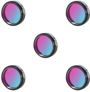 5 Set mit 3,2 cm UHC-Filtern zur Reduzierung von Lichtverschmutzung, kontrastreiche Filter
