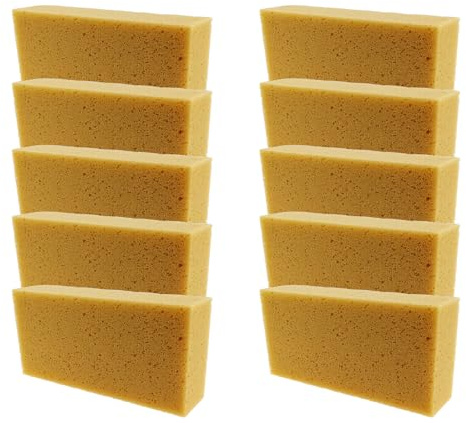 Bilsvamp extra stor absorberande lackvänlig tvättsvamp rengöringssvamp (10 stycken)