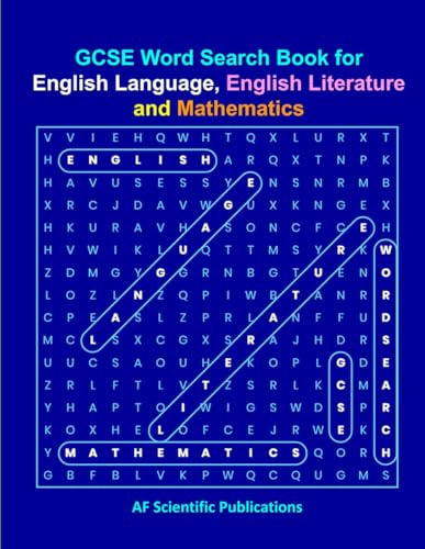 GCSE Word Search Book for English Language, English Literature and Mathematics (Books for Secondary School and College (UK))