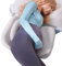 Pregnancy Pillows for Sleeping, Upgraded Memory Foam Maternity Pillow, Pregnancy Body Pillow for Pregnant Women with Cooling Removable, Washable Cover, Support for Belly,Back (Light Grey)