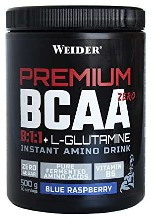 Weider Integratore Alimentare in Polvere a Base di Bcaa con Aggiunta di Glutammina, 500 gr