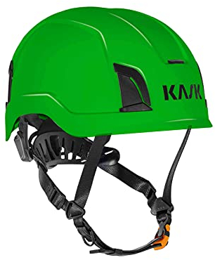 KASK ZENITH X, casco da costruzione, casco da arrampicata, casco da lavoro, ruota girevole, EN397, EN50365, EN12492, colore: verde