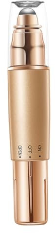 ORFOFE Augenmassagegerät Elektrisch Anti Aging Vibrationshilfe Kompakt Golden 1 Stück Augenpflegegerät zur der Durchblutung und Besseren Absorption von Hautpflegeprodukten Tragbar für Hauttypen