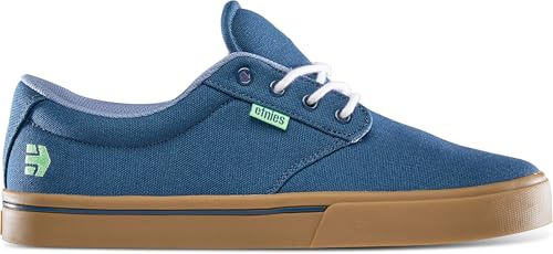 Etnies Jameson 2 Eco - Skate Éco-Responsable Vegan, Matières Recyclées, Confort Coussiné, Baskets du Quotidien - Blue/Teal - 44