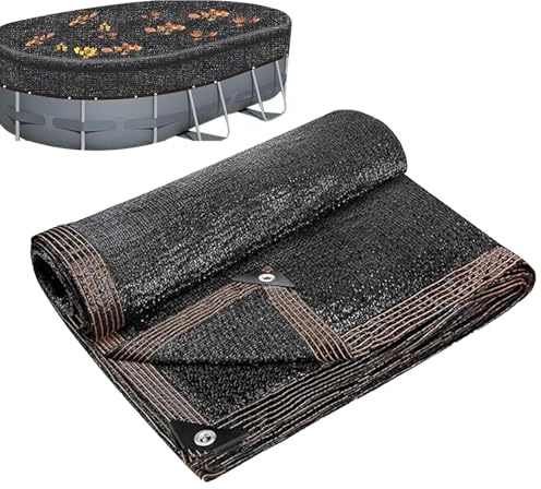 Copertura in rete per piscina, rete di protezione per piscina, rete a foglie per piscina, rete anti foglie, per piscine sepolte e fuori terra, telo per piscina anti-foglie