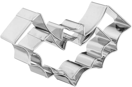sourcing map Bat Cookie Cutter Set Assorted Sizes Stainless Steel Polish Rose Flower Petal Cookie Cutters Molding for Pastry Fondant Cake Cookie