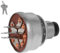 UPKOCH Interruptor de Encendido para Cortacésped con Repuesto Duradero y Instalación para Tractores y Equipos Agrícolas