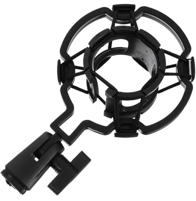 Cabilock Soporte Antivibración para Micrófono Clip de Suspensión Plástico Resistente Montaje para Grabación y Transmisión Profesional