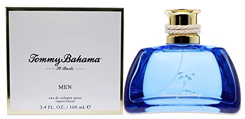 Tommy Bahama St. Barts Men Eau De Cologne for Men, Notes of Sparkling Lime, Guava Nectar, Vanilla, Palm Wood, Refreshing Island-Inspired Scent, Long-Lasting Fragrance, 3.4 Fl Oz