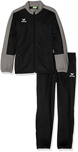 Erima Kinder Toronto 2.0 Polyesteranzug, schwarz/Granit, 104, 302602