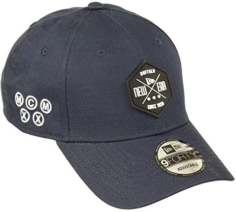 New Era 9forty Adjustable cap Rubber Hex Patch Navy - One-Size