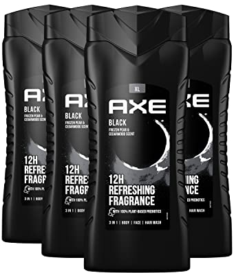 Axe Gel Douche Homme Black 4 x 400 ml