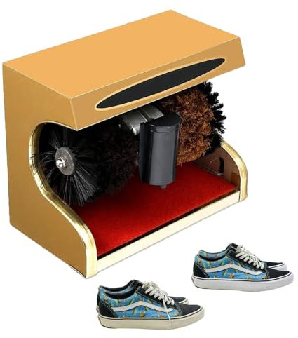 SXYKXYDL Cireuse à Chaussures Automatique - Cireuse à Chaussures électrique avec Brosse combinée, polisseuse à Induction, pour hôtels, banques et commerces