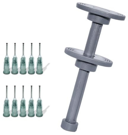 Dispenser manuale in plastica per siringa, strumento a stantuffo, booster di flusso per pasta saldante BGA per polimerizzazione UV, maschera per saldatura inchiostro, PCB BGA, spingi olio per