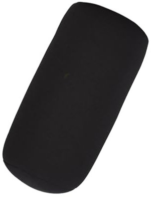 Akozon Mikrokügelchen-Rückenkissen, Kissen, Schlaf- und Nackenstütze, Bequeme G-Rolle, Überwurf, für Reisen und Zuhause (Black)