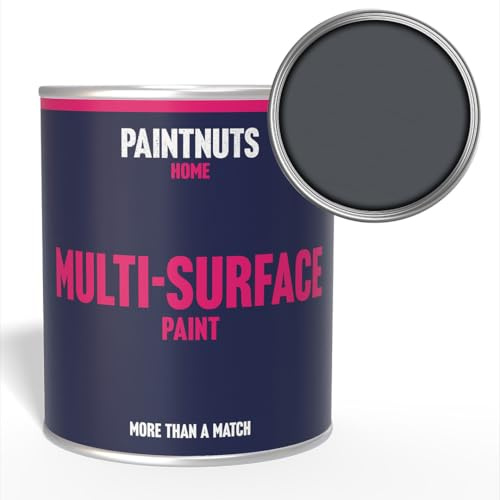 Paintnuts Multi-Surface Paint - RAL-7015 - SLATE GREY - 1 Litre Tin - Gloss Finish
