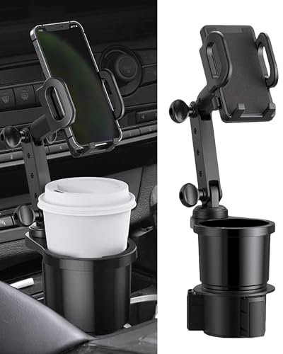 Flaconi Porta Telefono Auto,Portatelefono da Automobile,2 in 1 Porta Cellulare da Auto,Supporto Cellulare Auto,Porta Cellulare per Auto,Supporto Iphone Auto,per IPhone,Smartphone e Telefono Cellulare