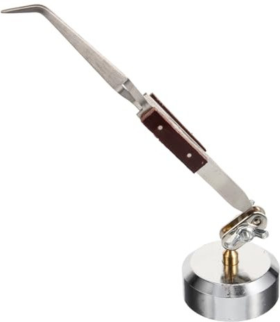 Gadpiparty Universelle Rückprallklemme Greifer pro Leistung Griff gebogen schweißbrenner schweißpistole Schmuckhandwerk schmuck machen pinzette Anti-Rutsch-Zange Schmuckzange Rostfreier Stahl