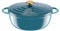 Tefal Air - Casseruola ovale in ghisa 30 cm, in alluminio pressofuso leggero, facile da pulire, rivestimento ceramico sicuro, coperchio condensazione, adatto per forno, induzione E2708904