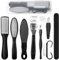 EUZUXU 10 Piezas Kit de Pedicura, Kit Pedicura Profesional, para Removedor De Piel Dura y los callos