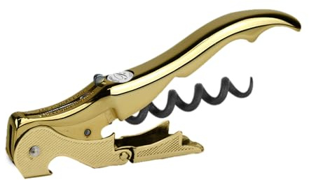 PULLTAP'S GENUINE Slider Boss 150 All Dorado - Cavatappi da cameriere premium professionale, prodotto in Spagna, con doppia leva articolata, coltello tagliapsule tipo tagliacapsule e apribottiglie